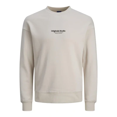 Afbeelding van JACK &amp; JONES Jorvesterbro Noos Sweatshirt met ronde hals voor heren (1 stuk), Beige, L