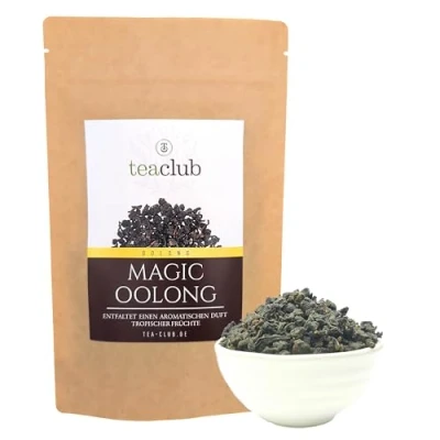 Afbeelding van Oolong Taiwanese thee, 100 g, Formosa Magic zwarte halfgefermenteerde TeaClub Black Tea