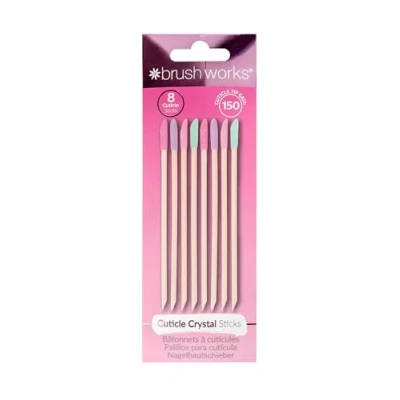 Afbeelding van Brushworks Cuticle Crystal Sticks (8 Stuks)