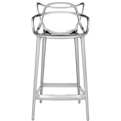 Afbeelding van Kartell Masters Stool Metal Chromed Pot Interieur