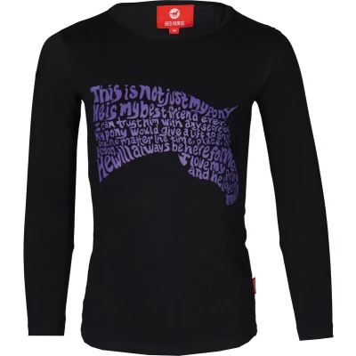 Afbeelding van Red Horse T shirt Winner Kids Zwart 104