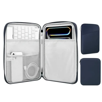 Afbeelding van MoKo 9 11 Inch Tablet Sleeve Case, Fits iPad Air 5 10.9&quot; 2022, Pro M2 2022 2018, 10th 10.9 4 10.9, Tab S8/A7, Protective Bag Carrying Case with Pocket, Indigo