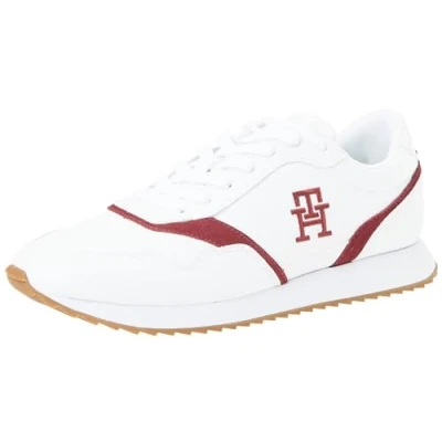 Afbeelding van Tommy Hilfiger Runner EVO Sneakers laag, Heren, Maat: 40, White Leer en textiel