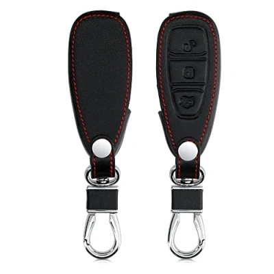 Afbeelding van kwmobile Autosleutel hoesje geschikt voor Ford 3 knops Keyless Go behuizing in zwart