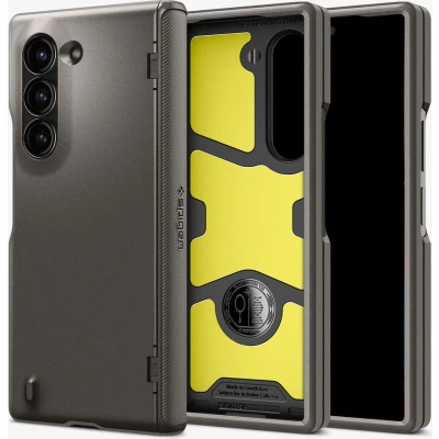 Afbeelding van Spigen Slim Armor Pro Geschikt voor Samsung Galaxy Z Fold 6 Gunmetal