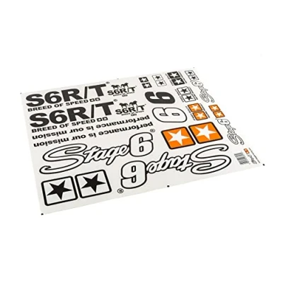 Afbeelding van Stage6 Stickerset MKII Zwart 20 delig 50 x 39 cm
