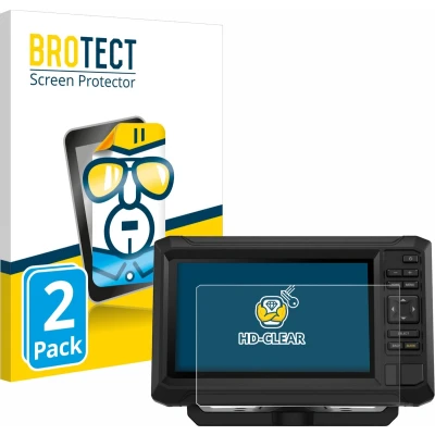 Afbeelding van BROTECT Screenprotector voor Garmin ECHOMAP UHD2 7&quot; Keyed Folie Beschermfolie transparant (2 Stuks)