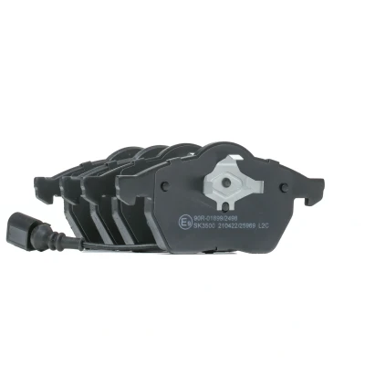 Afbeelding van ABE C1A027ABE Remblokkenset Vooras Incl. slijtage waarschuwingscontact VOLKSWAGEN: Polo IV Hatchback, Golf 5, 4, AUDI: A1 Sportback