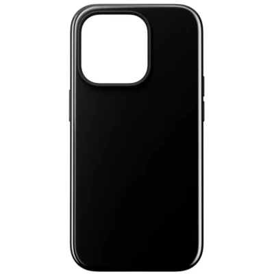 Afbeelding van Nomad Sport Case geschikt voor iPhone 14 Pro met high gloss gekleurde achterzijde MagSafe &amp; draadloos laden Carbide