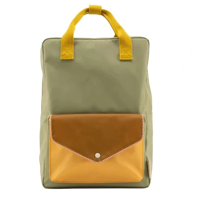 Afbeelding van Sticky Lemon Backpack Large Meadows Envelope map green