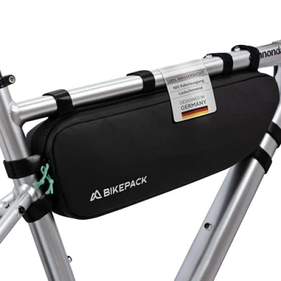 Afbeelding van BIKEPACK Fietstas, ideale fietstas voor racefiets en mountainbike, kleine bovenbuistas, perfect als hoogwaardige fietstas/fietstas