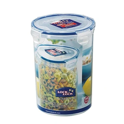 Afbeelding van Lock&amp;Lock 2059062 PP Classic luchtdichte box, rond, kunststof, transparant, 15 x 19 cm