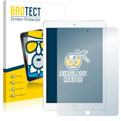 Afbeelding van BROTECT AirGlass Matte kogelwerende glasfolie (1 Stuk, iPad 9.7), Tablet beschermfolie