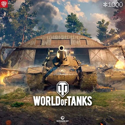 Afbeelding van Good Loot World of Tanks Roll Out puzzels, spelillustratie voor volwassenen en jongeren, 1000 stukjes, puzzel, geïnspireerd op een computerspel, 68,3 x 48 cm