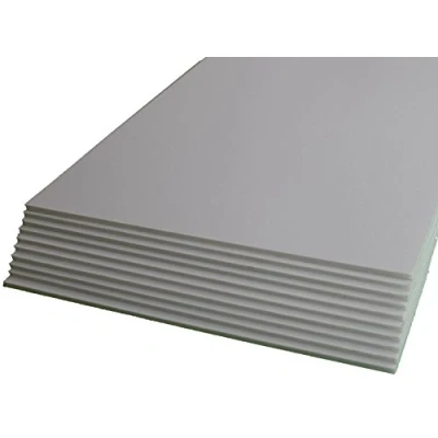 Afbeelding van 20 stuks witte schuimplaten dikte 3 mm DIN A4 21 x 29,7
