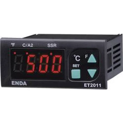 Afbeelding van Enda ET2011 RT 230 PID Temperatuurregelaar Pt100 100 tot +600 C Relais 8 A, SSR (l x b h) 71 77 35 mm