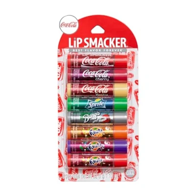 Afbeelding van Lip Smacker s Coca Cola Fanta Sprite Coke Bargs, Set van 8 Balms by Bonne Bell
