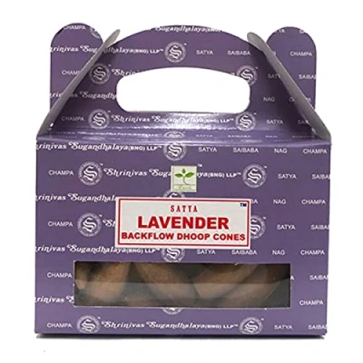 Afbeelding van Satya Backflow Cones Wierook kegels Lavender