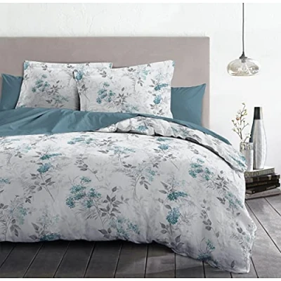 Afbeelding van Home Linge Passion Pompadour beddengoed, 100% katoen, 220 x 240 cm, blauw