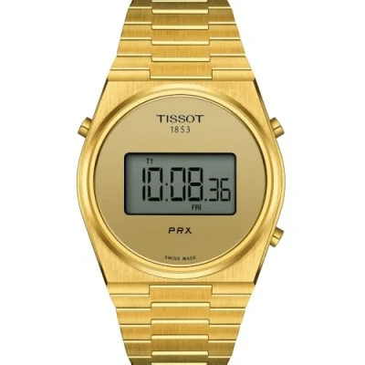 Afbeelding van Tissot PRX T1374633302000 Horloge Staal Goudkleurig Ø 40 mm
