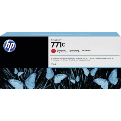 Afbeelding van HP 771C chromatisch rode DesignJet inktcartridge, 775 ml (B6Y08A)