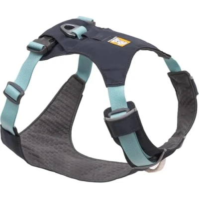Afbeelding van Ruffwear Hi &amp; Light Harnas, Basalt Grijs, Maat M: 69 81 cm Borstomvang