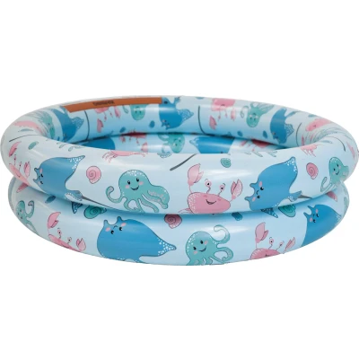 Afbeelding van Swim Essentials Babyzwembadje Opblaasbaar Zwembad Baby Zeedieren Ø 60 cm