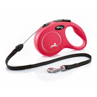 Afbeelding van Flexi Rollijn Classic Cord Rood S 8 MTR (351186)