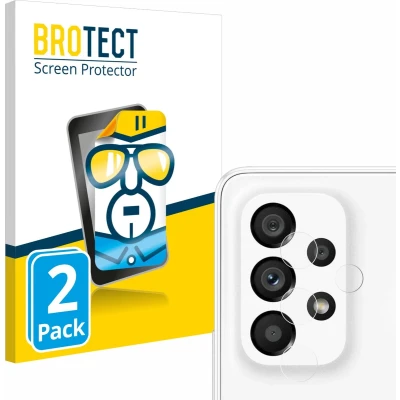 Afbeelding van BROTECT Screenprotector voor Samsung Galaxy A53 5G (ALLEEN Camera Lens) Folie Beschermfolie transparant (2 Stuks)
