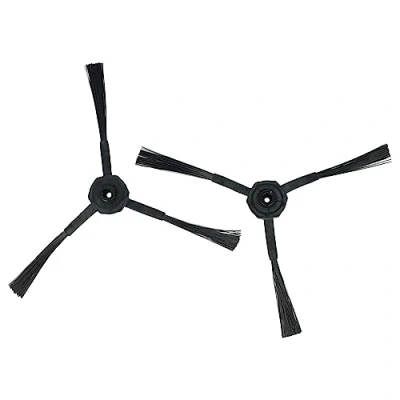 Afbeelding van vhbw Vervangende zijborstels, 2 stuks, compatibel met Medion MD18500, MD18501, zwart