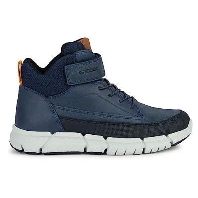 Image de Geox Garçon Flexyper Boy Basket, Navy, 31 EU