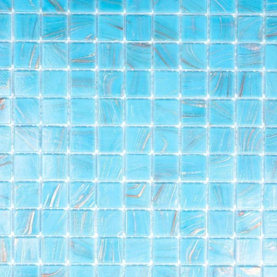 Afbeelding van The Mosaic Factory Amsterdam Gold Light Blue