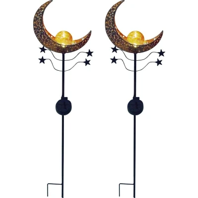 Afbeelding van Solar Grondspies Tuinlamp Mandala 2 stuks