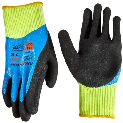Afbeelding van Portwest Aqua Cut Pro handschoen coupure D, kleur: blauw/zwart, maat: L, AP50B8RL