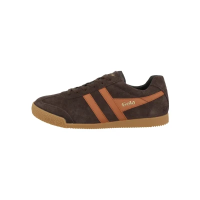 Afbeelding van Gola Harrier Sneakers laag Dark brown moody orange, Heren, Maat: 46, orange Leer