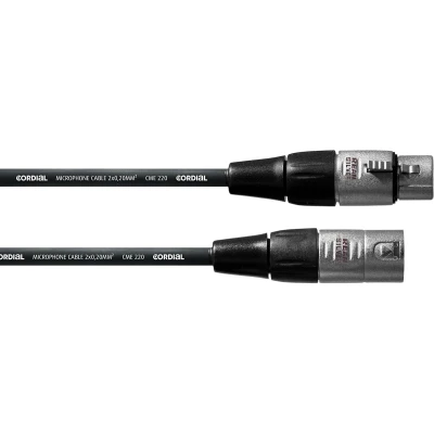 Afbeelding van Cordial CFM 5 FM XLR Verbindingskabel [1x bus 1x stekker] 5.00 m Zwart