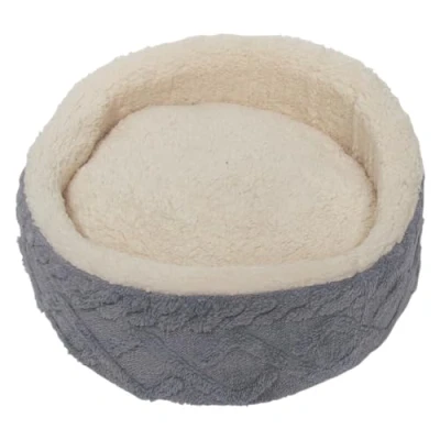 Afbeelding van Jack And Vanilla Manden Jv Fuzz Ronde Mand Lichtgrijs xs Ø43x15cm Fuzrb0510 227288