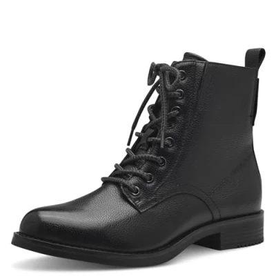 Afbeelding van Tamaris 8 85100 43 Dameslaarzen, plat, kant, modieus, dames, 43, zwart.