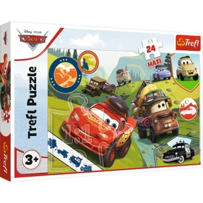 Afbeelding van Trefl 24M Vrolijke auto&#039;s / Disney Cars 3