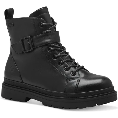 Afbeelding van Tamaris Snowboots, Dames, Maat: 36, Black nappa Leer/ synthetisch
