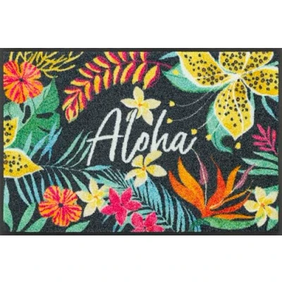 Afbeelding van wash+dry Aloha Deurmat, 50 x 75 cm, voor binnen en buiten, wasbaar, meerkleurig