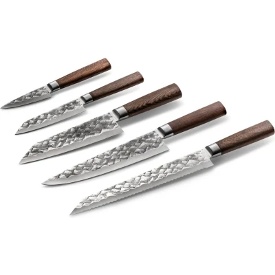 Afbeelding van BARE Cookware Messenset, 5 delig, Duits staal en Levenslange Garantie