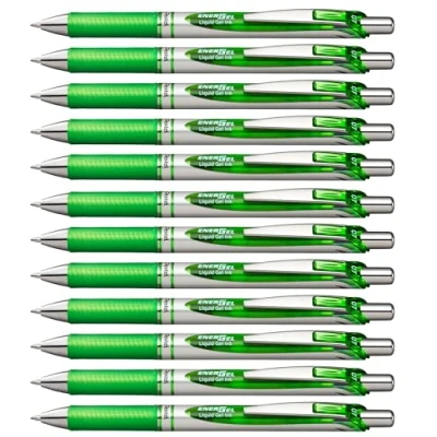 Afbeelding van Gelschrijver Pentel Energel BL77 lichtgroen 0.4mm