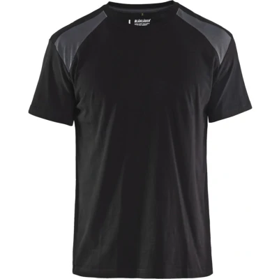 Afbeelding van Blaklader T shirt bi colour 3379 1042 Zwart/Medium grijs XL