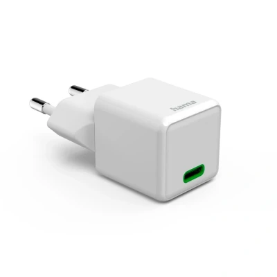 Image de Hama chargeur Rapide Super mini Avec USB C 20W Blanc 201980
