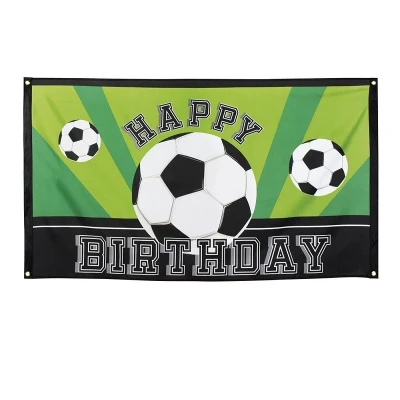 Image de Bannière Soccer Joyeux anniversaire 90x150 cm