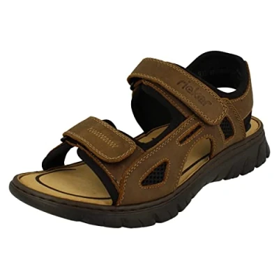 Afbeelding van Rieker Heren sandalen voor lente / zomer 26761, Bruin 26