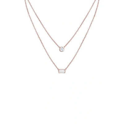 Afbeelding van Elli Ketting Rose goldcoloured, Dames, Maat: 45, gold coloured
