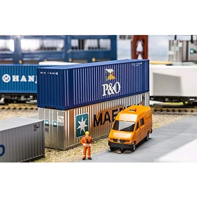 Afbeelding van Faller 40&#039; Hi Cube Container P&amp;O modelbouwsets, hobbybouwspeelgoed voor kinderen, modelverf en accessoires
