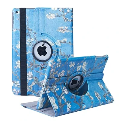 Afbeelding van draaibare hoes voor iPad 9,7 inch 6e generatie, 5e generatie/iPad Air 2/iPad 360 graden standaard, beschermhoes met automatische slaapstand 9.7 2018 en 2017/iPad